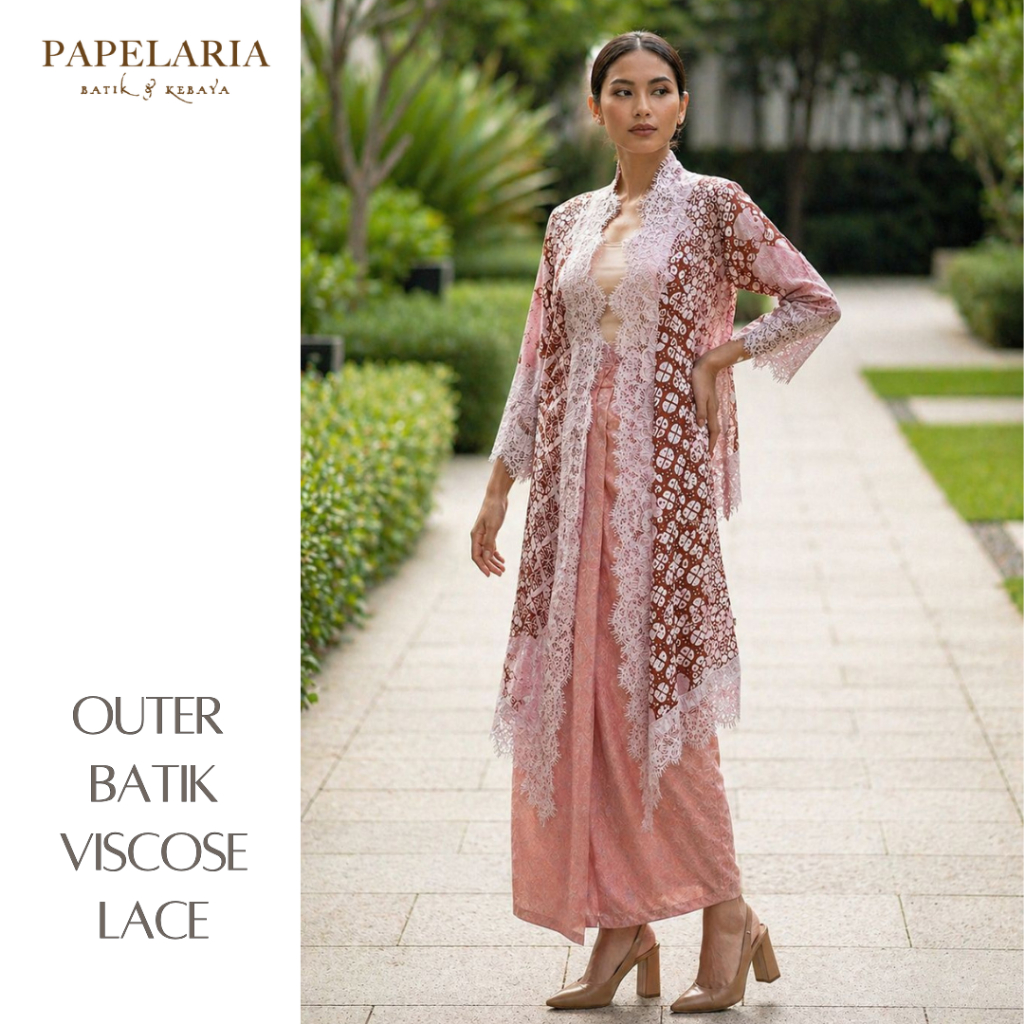 PAPELARIA - Outer Renda Batik Viscose Premium