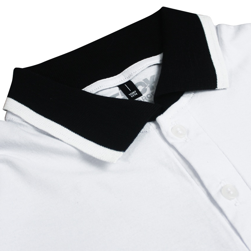 Troy Company Kaos Polo Putih - Orbit Polo Shirt White PRD 2965