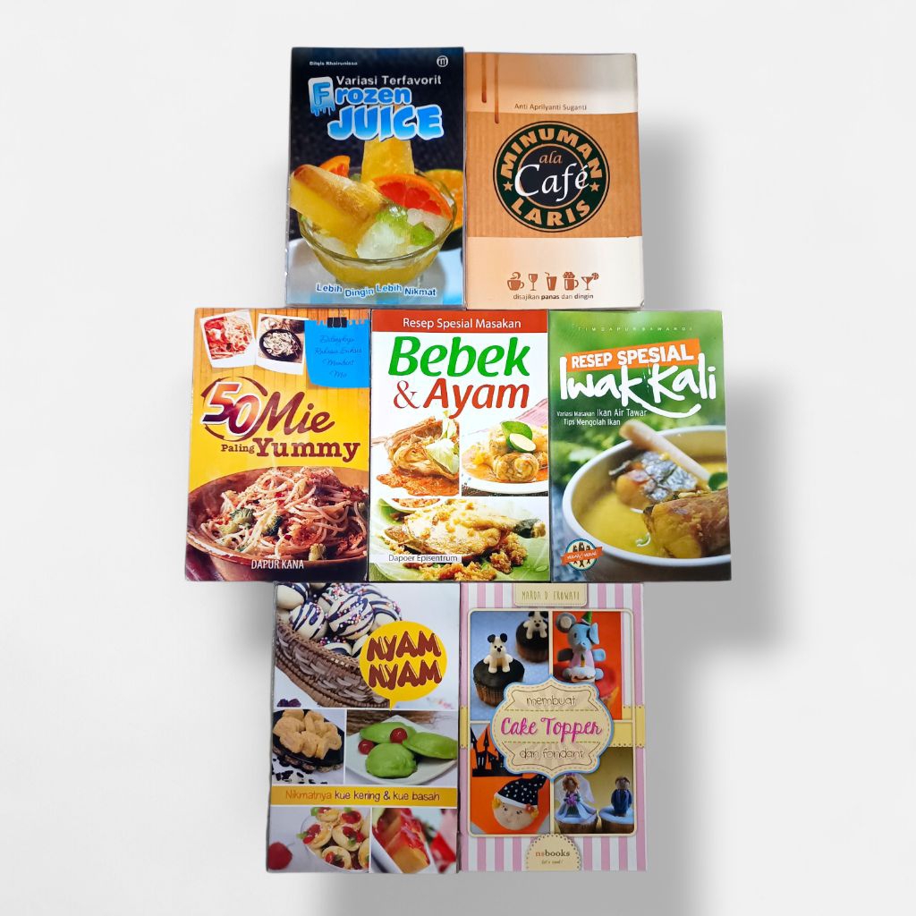 OBRAL BUKU MURAH ORIGINAL / BUKU RESEP MASAKAN HARIAN / MASAKAN RUMAHAN / BUKU RESEP KUE KERING / MA