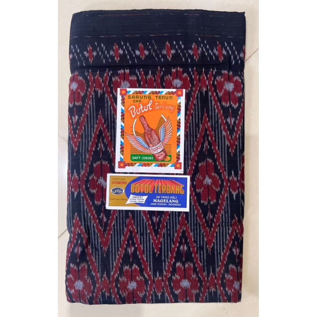 Sarung Tenun Goyor BOTOL TERBANG Original