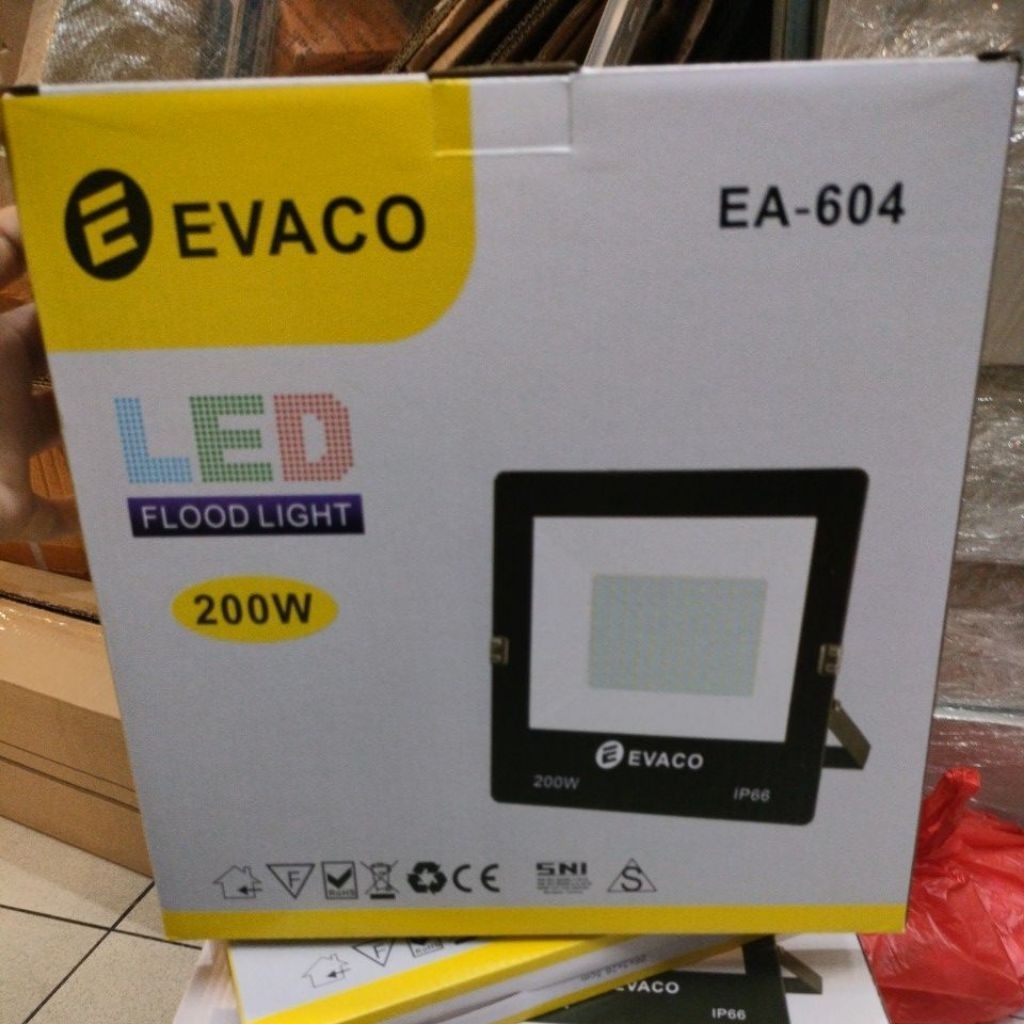 Lampu Sorot merk Evaco EVACO 200w LED LAMPU SOROT 200W