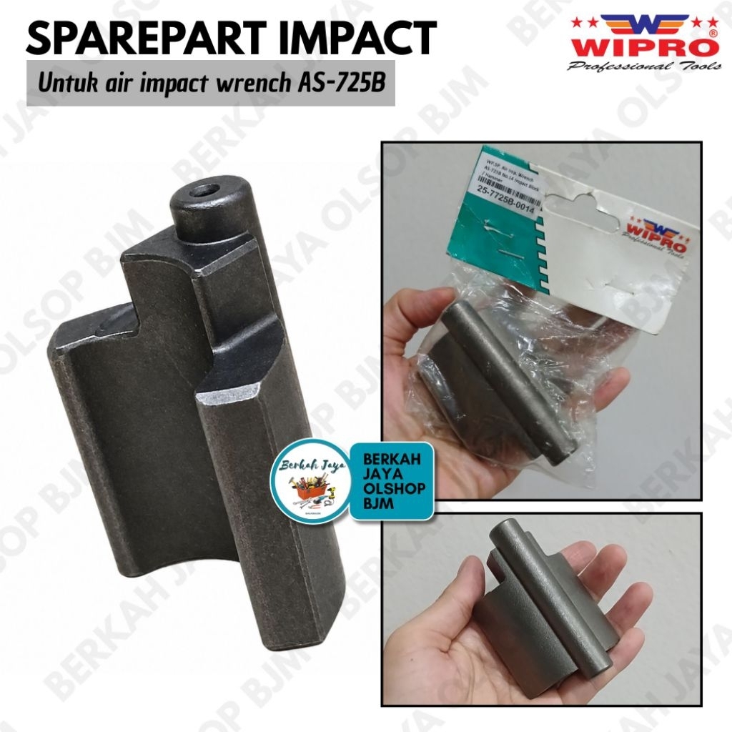 SPARE PART IMOACT BLOCK untuk Air Impact Wipro 1" / 1 inch / AS725B / kupu kupu air impact 1inch wip