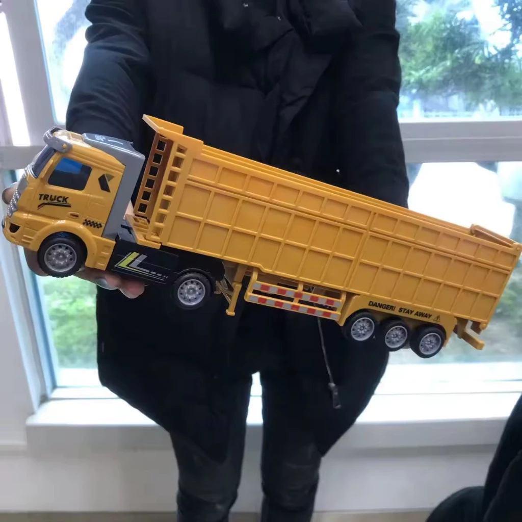 Remote Control Truk Semi Trailer RC Dump Truk 8WD Mobil Truk Konstruksi Remote Control