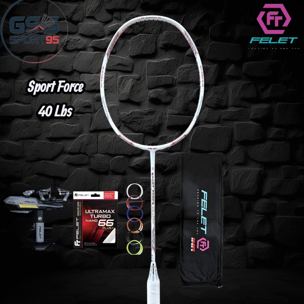 RAKET BADMINTON FELET SPORT FORCE 40 Lbs