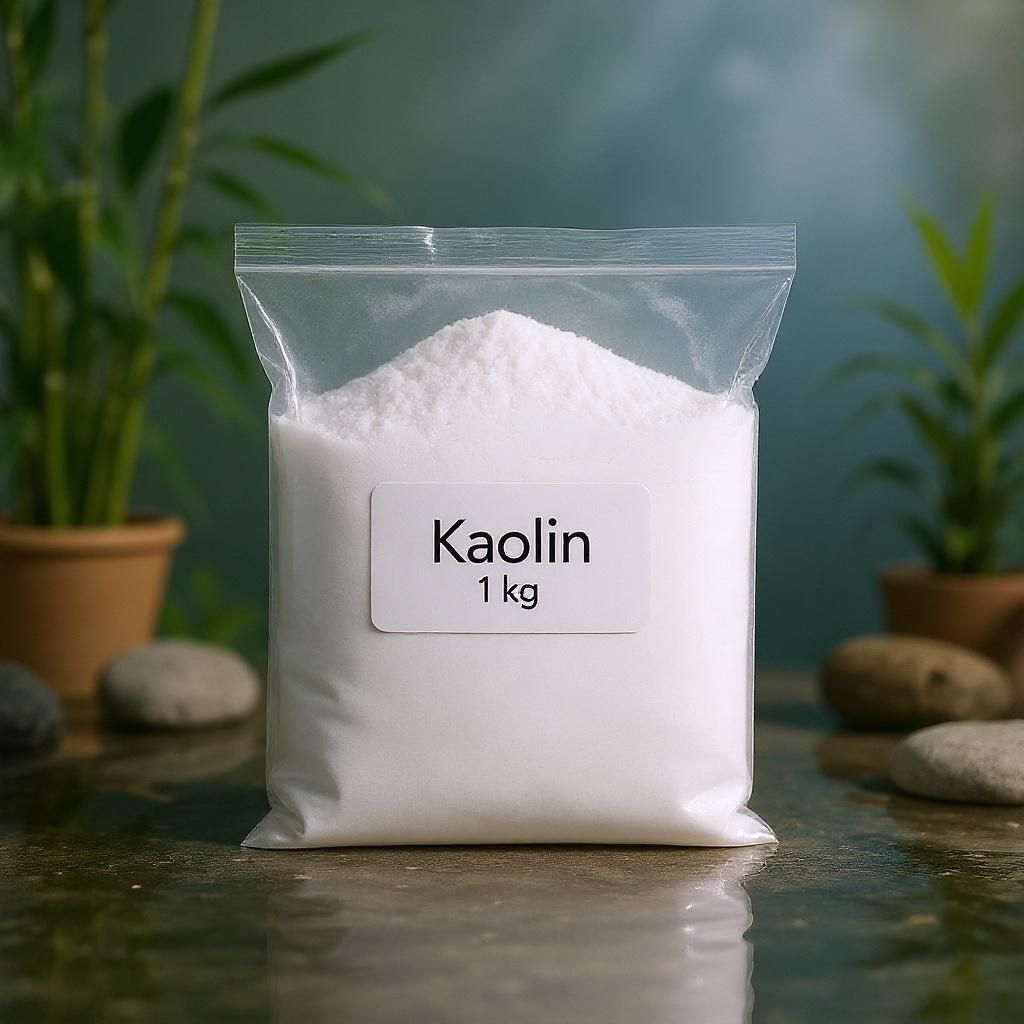Kaolin Clay Powder 1kg – Bubuk Kaolin Halus 325 Mesh untuk Masker Wajah & Kerajinan