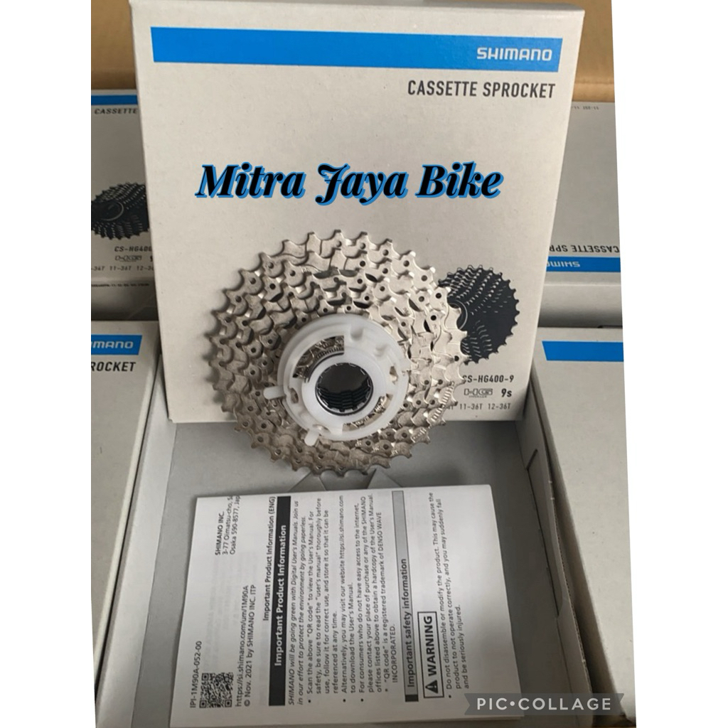 Sprocket Cassette Shimano HG400 9 Speed 11-32T Japan