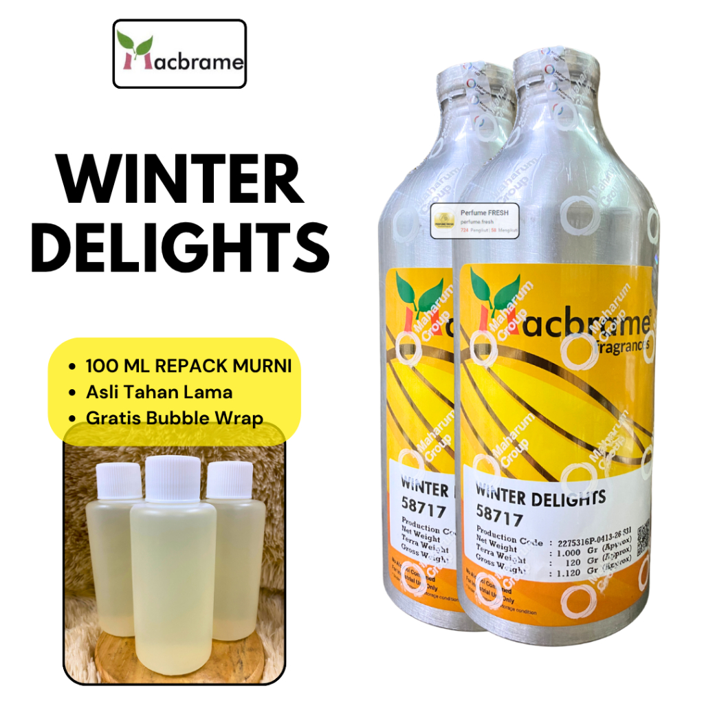 Bibit Parfum WINTER DELIGHT Murni 100 ML Repack MACBRAME