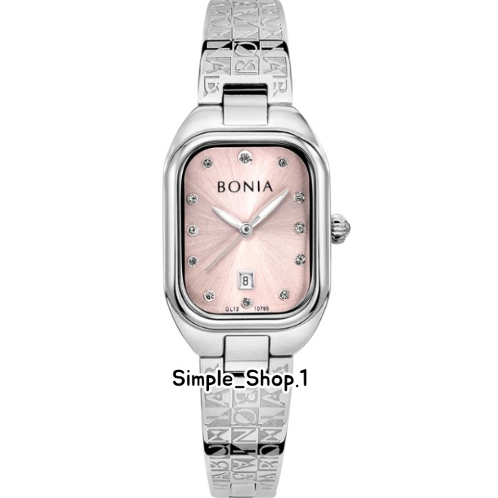 Original 100% Bonia Monogram Women Watch BNB10795-2377 B10795 Gransi resmi 2 Tahun