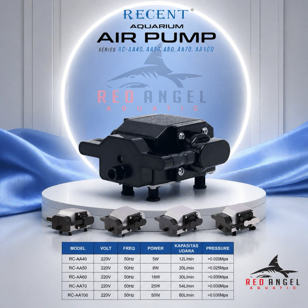RECENT - RC-AA40 | RC-AA50 | RC-AA100 AERATOR AQUARIUM AIR PUMP