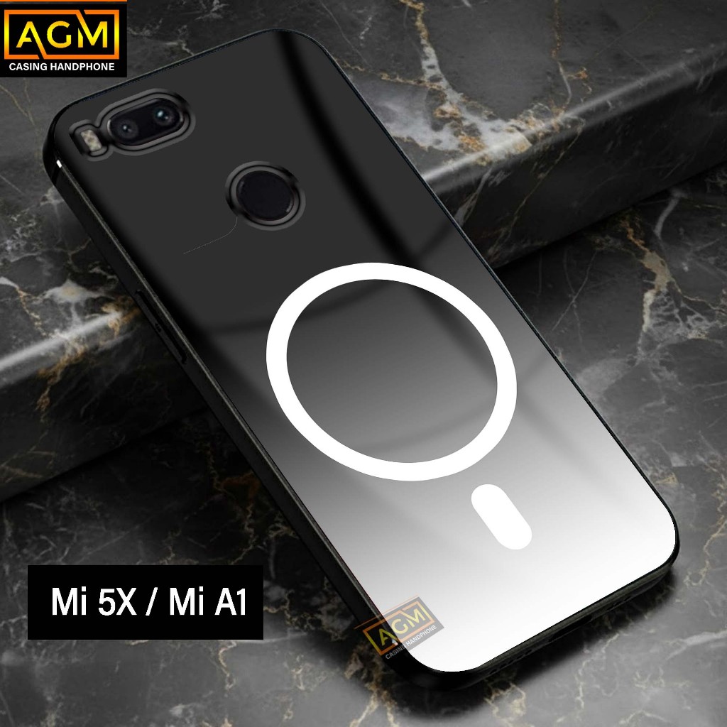 Softcase Xiaomi Mi 5X/ Mi A1 - New Softcase Glossy Full Body casing Hp Xiaomi [Motif Magsafe] - AGM 