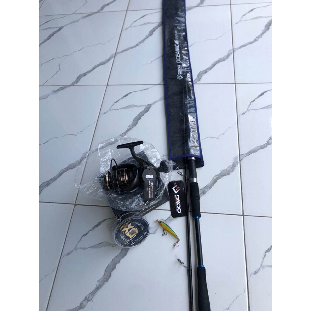 set joran Daido oceanic + reel daido vulture 6000