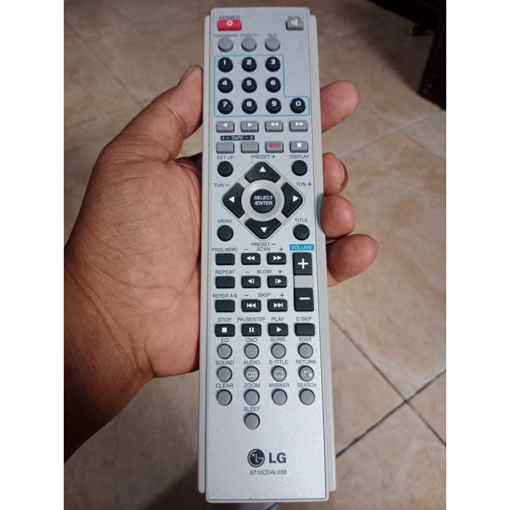 remot tape compo LG model lama