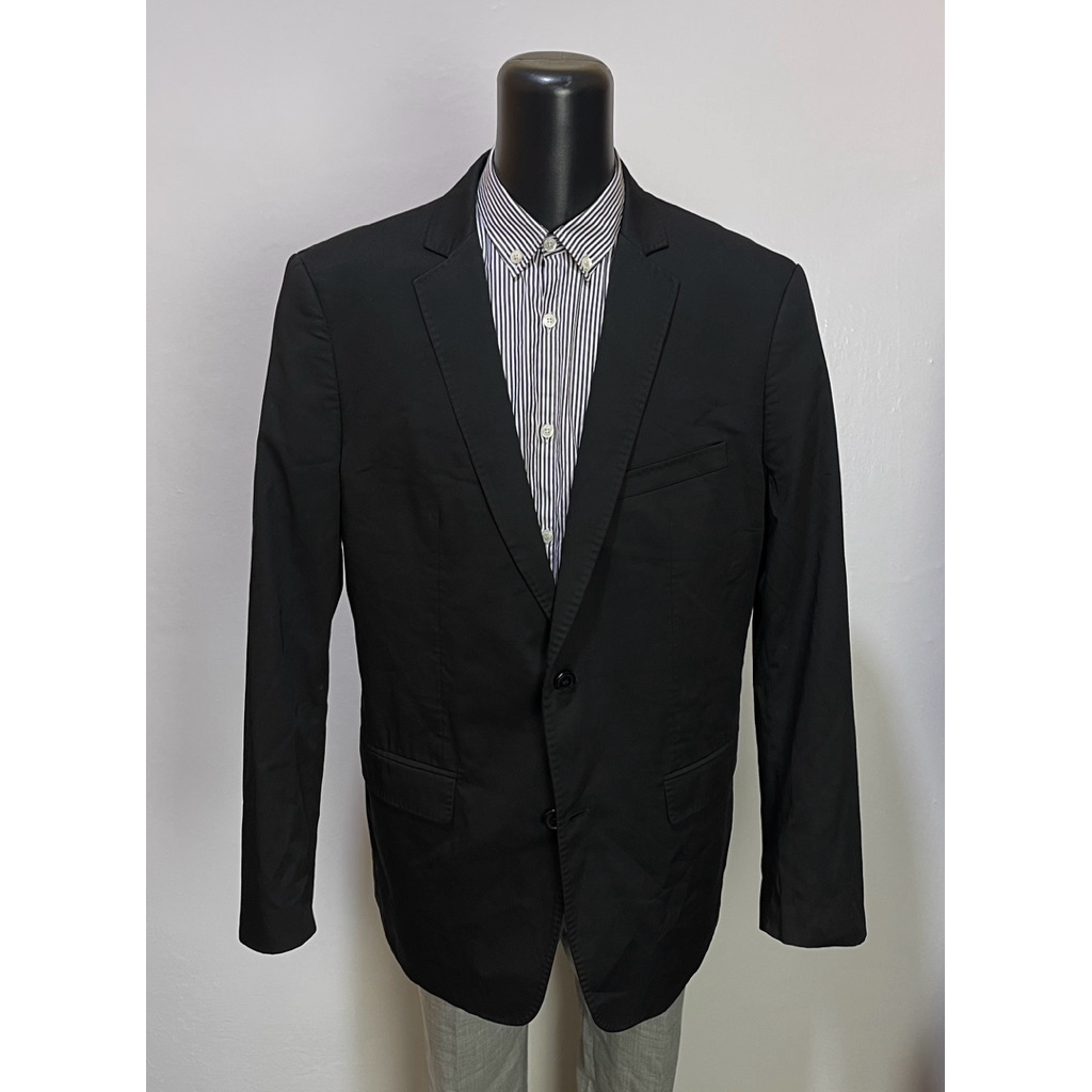 zara man blazer hitam  jas  formal xl