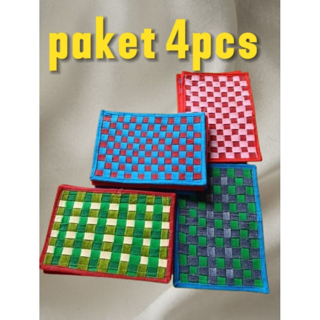(promo paket 4pcs) keset catur/keset outdoor/keset souvenir