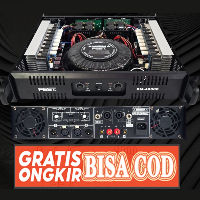 POWER AMPLIFIER FEST BM 40000 BM40000 ORIGINAL