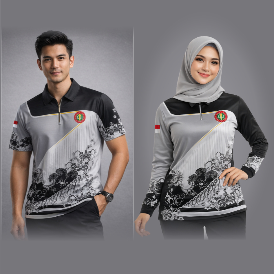 Kaos Batik PGRI / Jersey PGRI / Polo PGRI Printing / Bisa Custom Nama