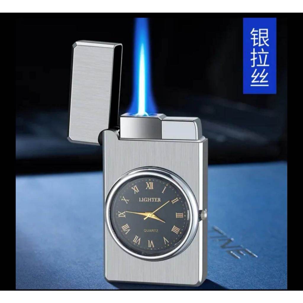 mancis korek api bara model jam watch lighter unik murah bisa diisi ulang