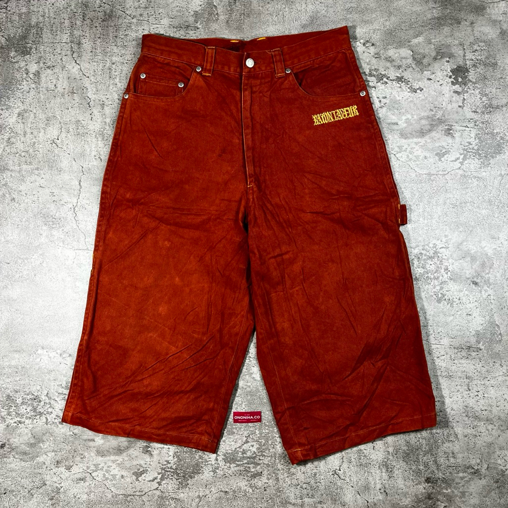celana pendek RATON LAVEUR carpenter terakota size 28-31