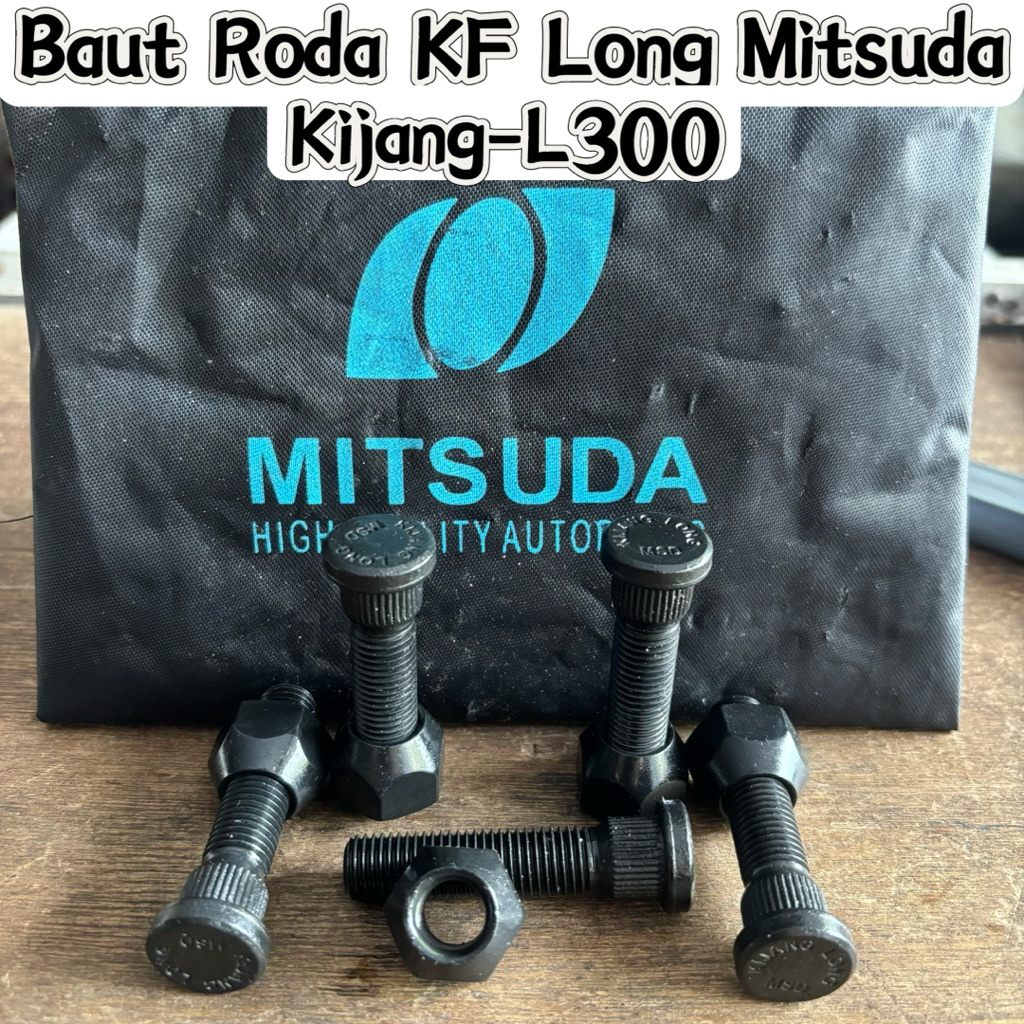 Baut Roda Kijang KF Long Mitsuda Baut Roda L300 Panjang Mitsuda Baot Roda KFLONG mitsuda Baud Roda l