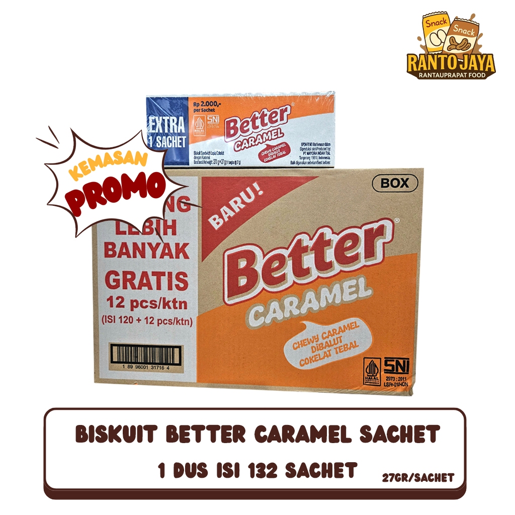 1 Dus Better Caramel Biskuit Lapis Cokelat