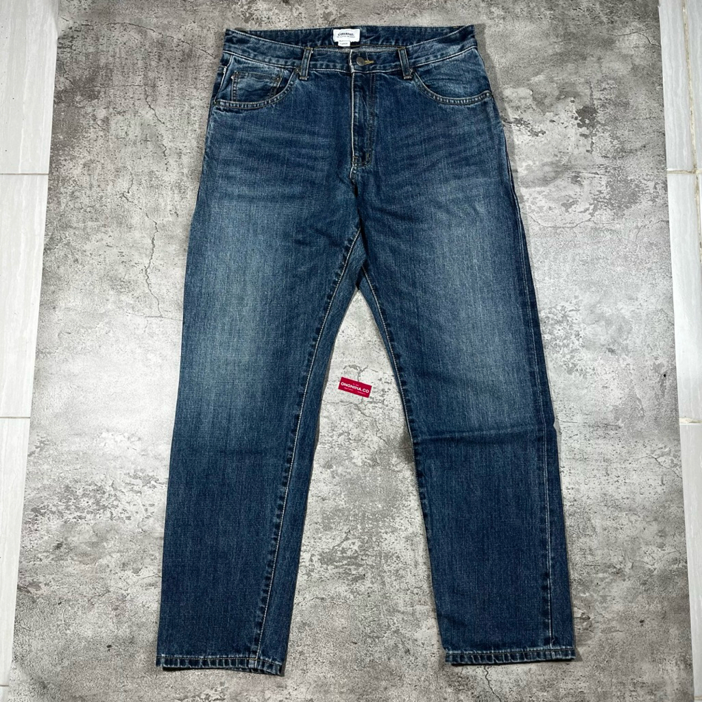 celana panjang denim covernat selvedge biru Size 33
