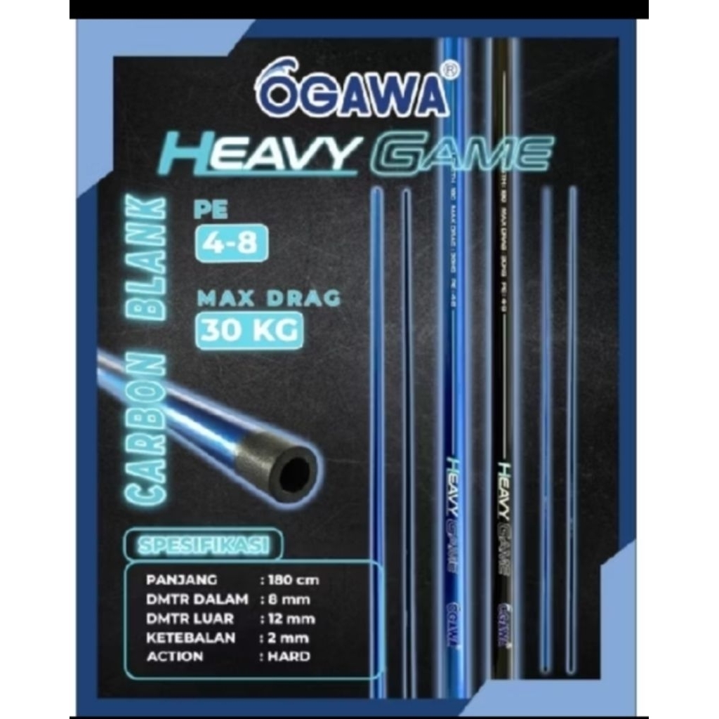 Blank Karbon Hollow Ogawa Heavy Game 1.80m.5