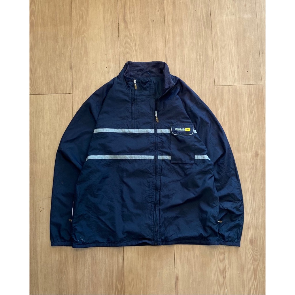 VINTAGE REEBOK 2WAY ZIP TRACK JACKET-GYAKUSOU-SPORTSWEAR