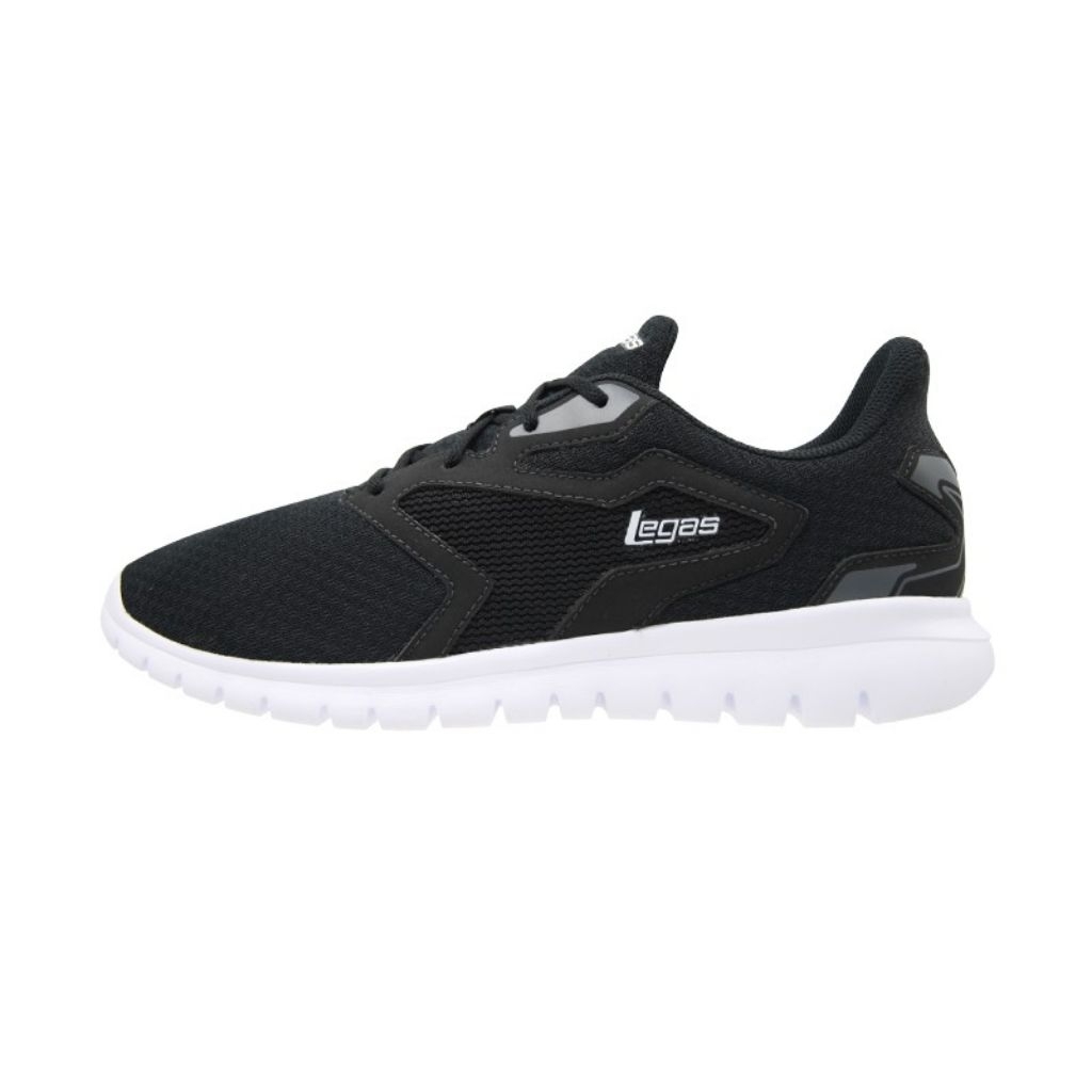 Sepatu League Legas Fraternal LA U Hitam Running Shoes Pria Wanita Original