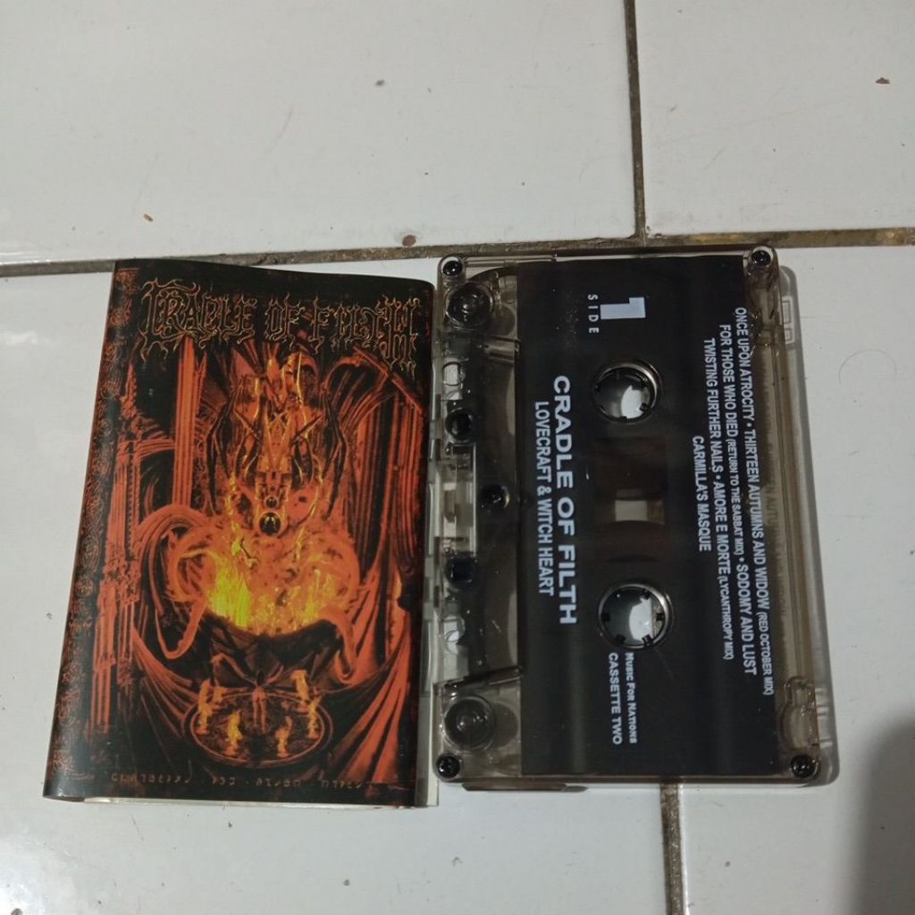 kaset pita cradle of filth Lovecraft