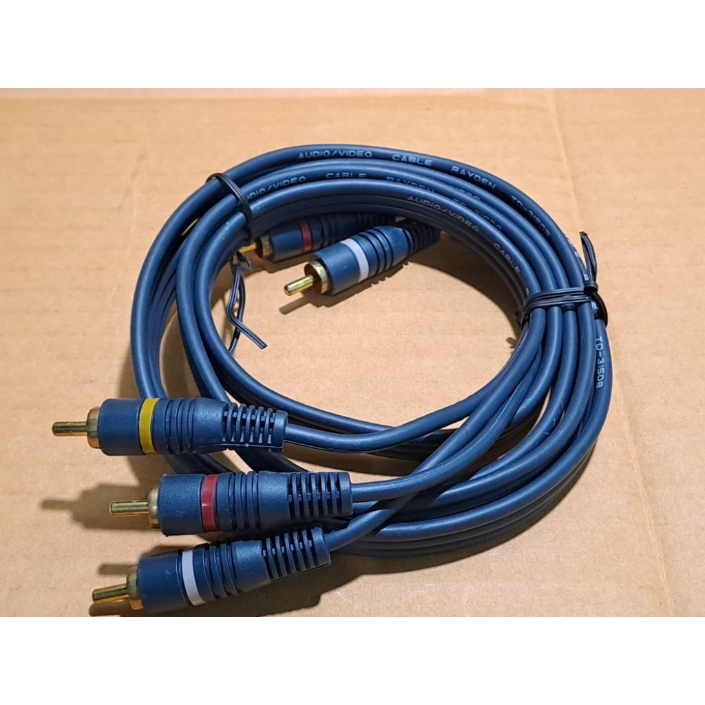 Cable RCA To RCA Audio/Video 1,5 Meter By Rayden * Promo *
