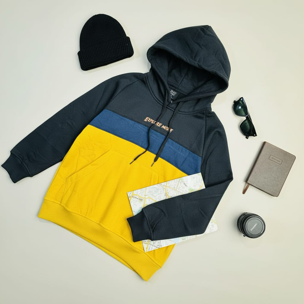 Jaket Hoodie Anak Fleece Terry Premium - Sweater Anak Cowok Keren Usia 2-12 Tahun