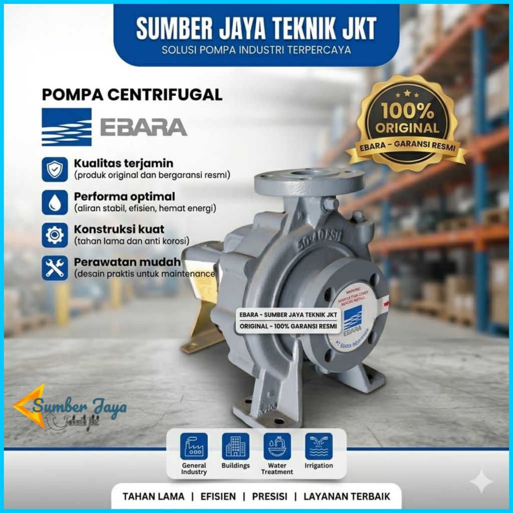 Pompa Ebara 100×80 FSHA Pompa Centrifugal EBARA 100×80 FSHA GP