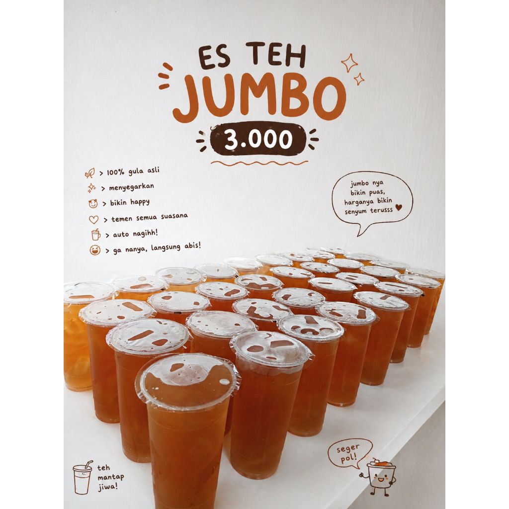 CUP 22 OZ DATAR ISI 50 PCS