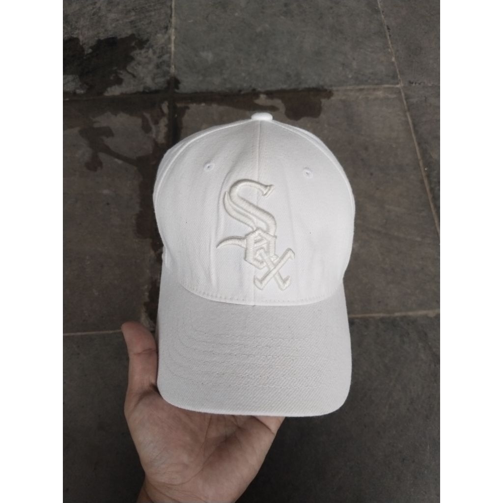 Topi SOX White on White