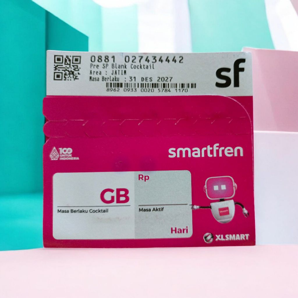 nomor cantik smartfren 88 10 27 43 444 2 isi kuota 3gb jaringan 5G XL