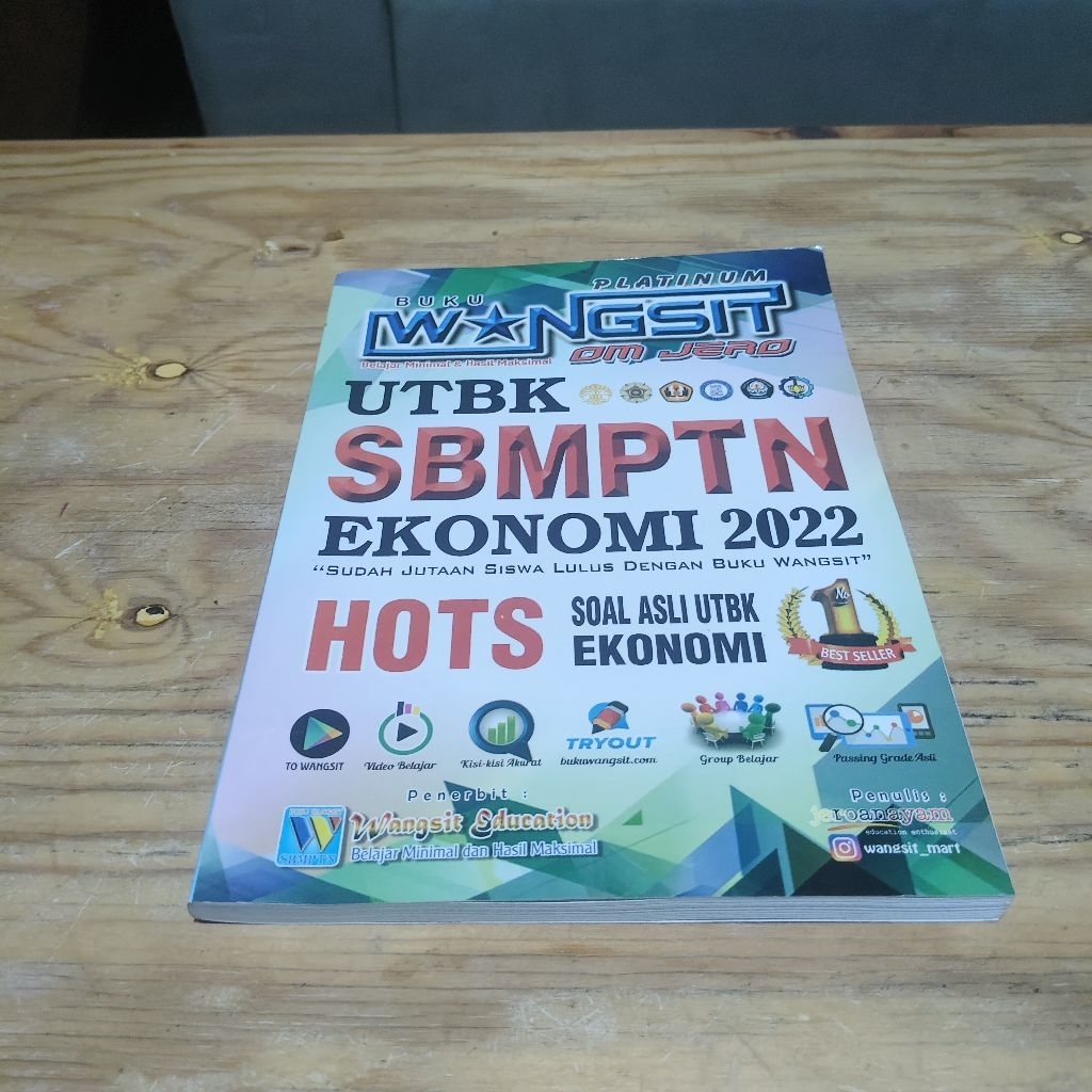 Buku Platinum Wangsit Om Jero UTBK SBMPTN 2022 Ekonomi