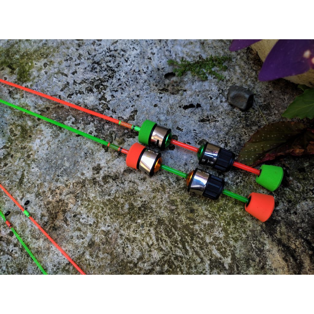Joran Micro Fishing 100cm, cocok untuk mancing ikan wader/beunteur, udang, dan ikan kecil lainnya