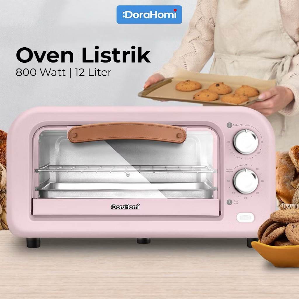 Loyang oven DOraHomi kapasitas 12 liter / Loyang oven listrik / Loyang oven listrik low watt electri