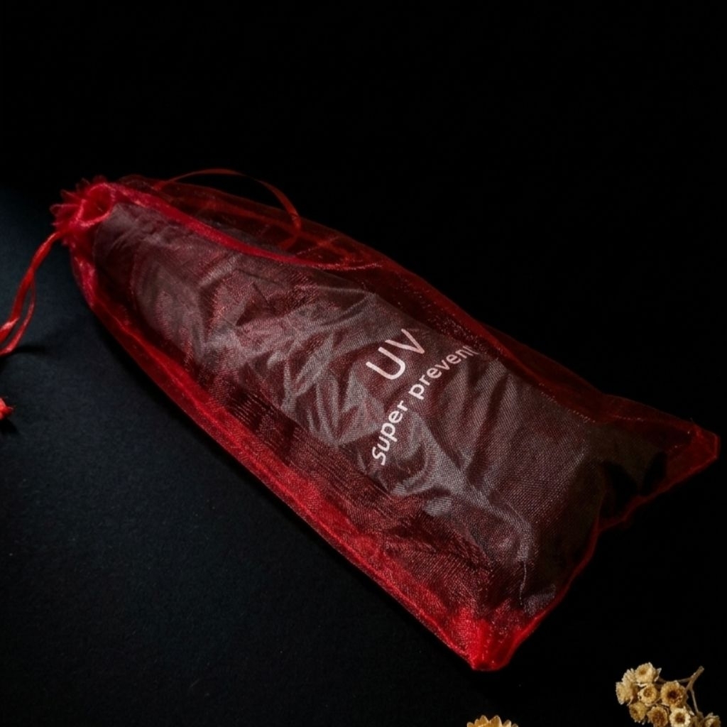 (1 pcs) kantong tile - tile serut untuk souvenir payung ukuran 12x30