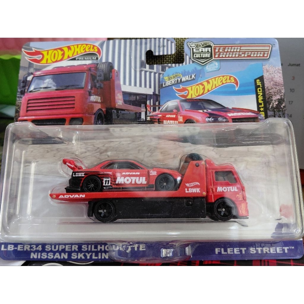 Hot Wheels Team Transport R34 Motul