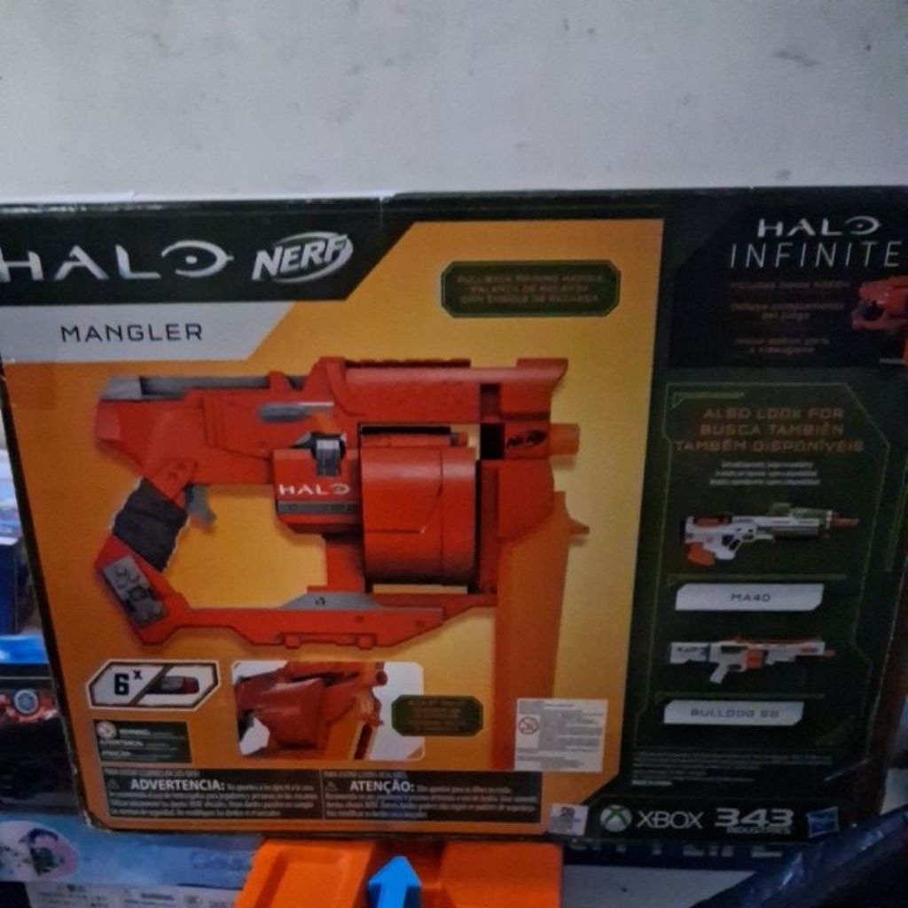 Nerf halo infinite mangler gun ori hasbro