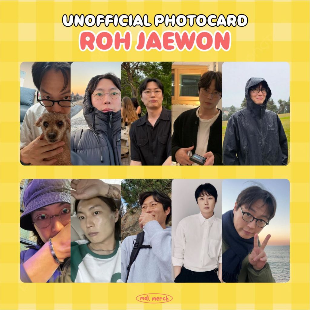 ROH JAEWON / PHOTOCARD UNOFFICIAL / KOREAN DRAMA ACTOR / PHOTOCARD AKTOR KOREA AKTRIS KOREA