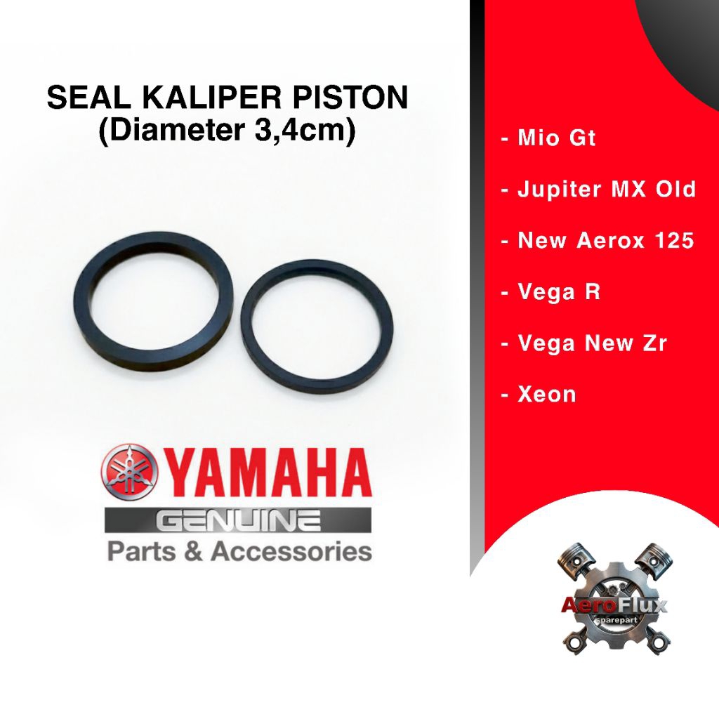 Oring Seal Kaliper Cakram, Seal Kaliper Yamaha Original Mio Gt, Jupiter MX old, New Aerox 125, Vega 