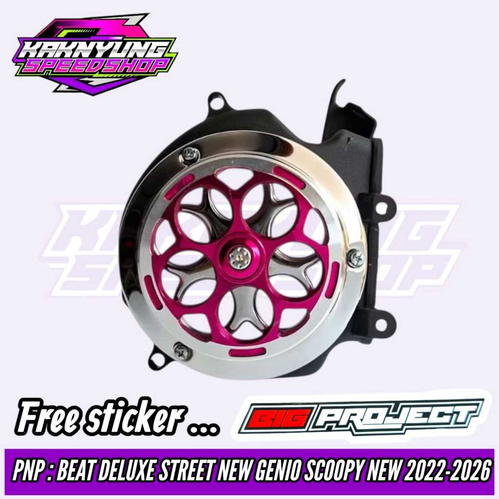 Tutup Kipas Beat Deluxe Sporty Cbs ISS 2022-2026 Set Spinner Bulat Type V1 Bigproject Original Pnp B