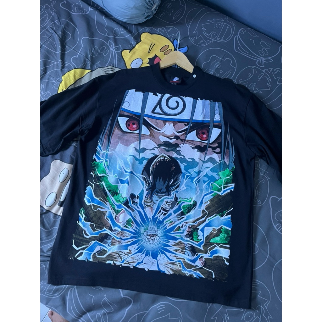 Kaos Anime Naruto Sasuke Bootleg AOP