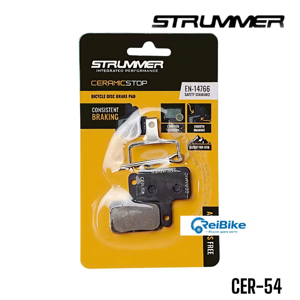 Kampas rem cakram sepeda disc brake pads strummer ceramic series MTB roadbike