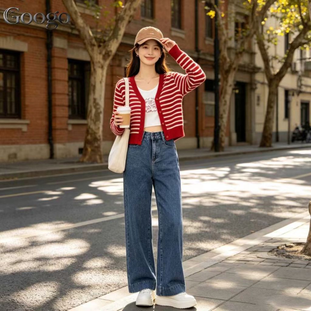 Celana jeans wanita celana panjang wanita jeans celana kulot jeans wanita celana korean style kulot 