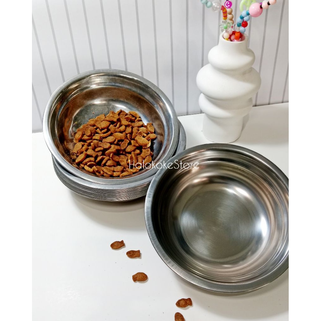 Tempat Makan Kucing Stainless