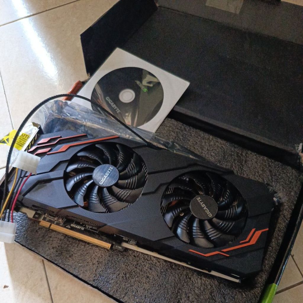 VGA Gigabyte GTX 1070 8GB Windforce OC - Mulus