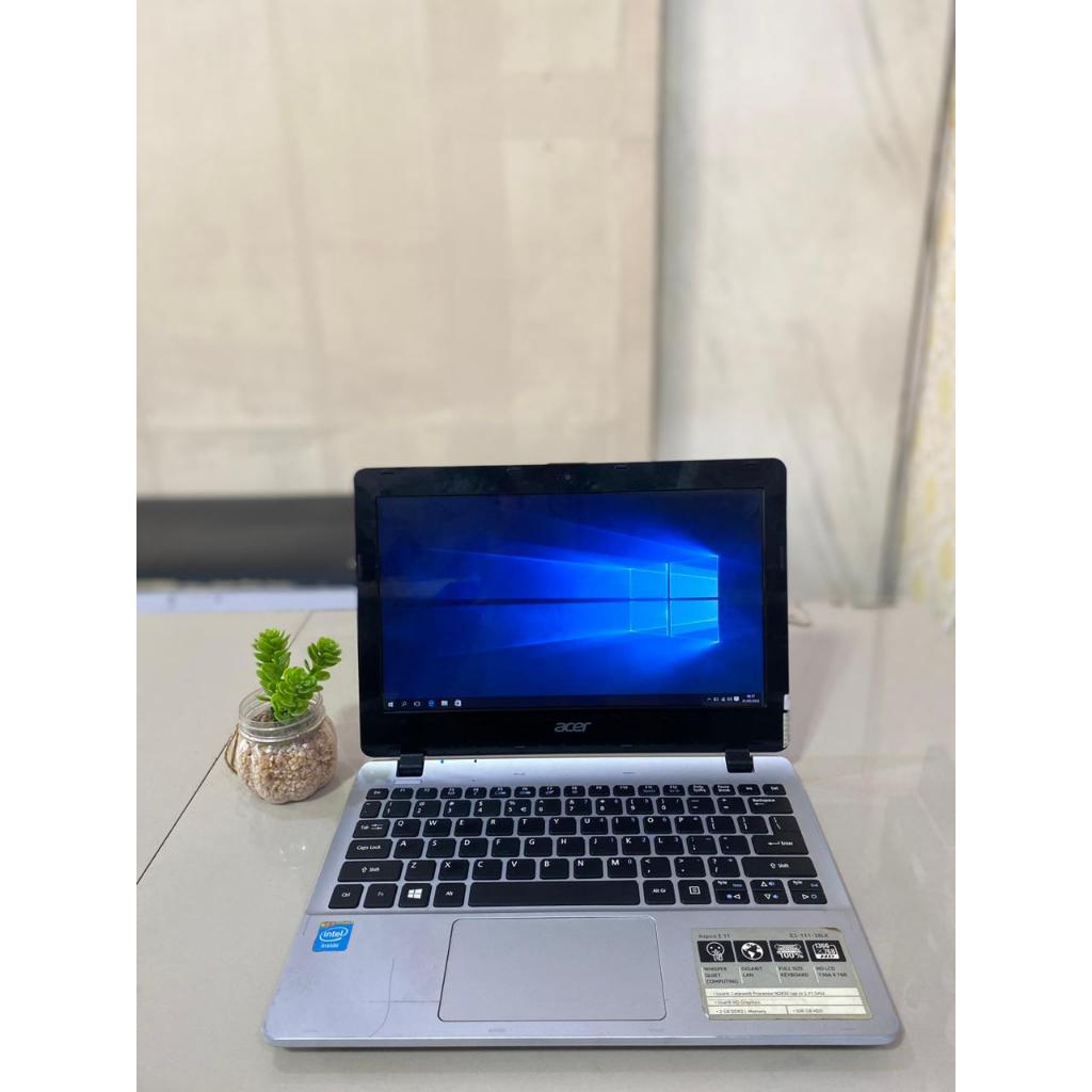 NOTEBOOK ACER ASPIRE E 11 E3-111-28LK INTEL CELERON N2830 RAM 2GB HDD 500GB